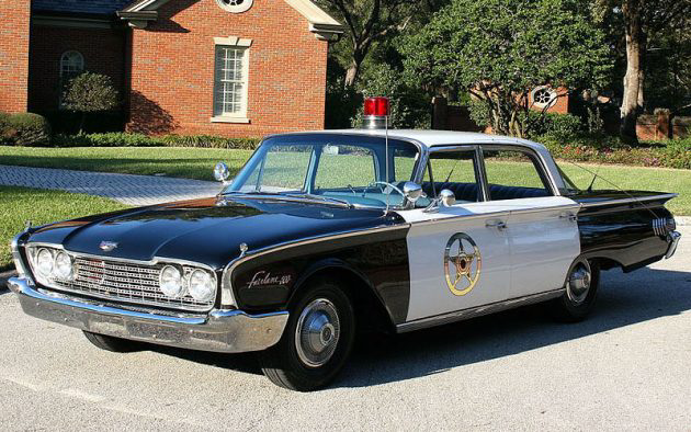 072016 Barn Finds - 1960 Ford Fairlane 500 Police Sedan - 1