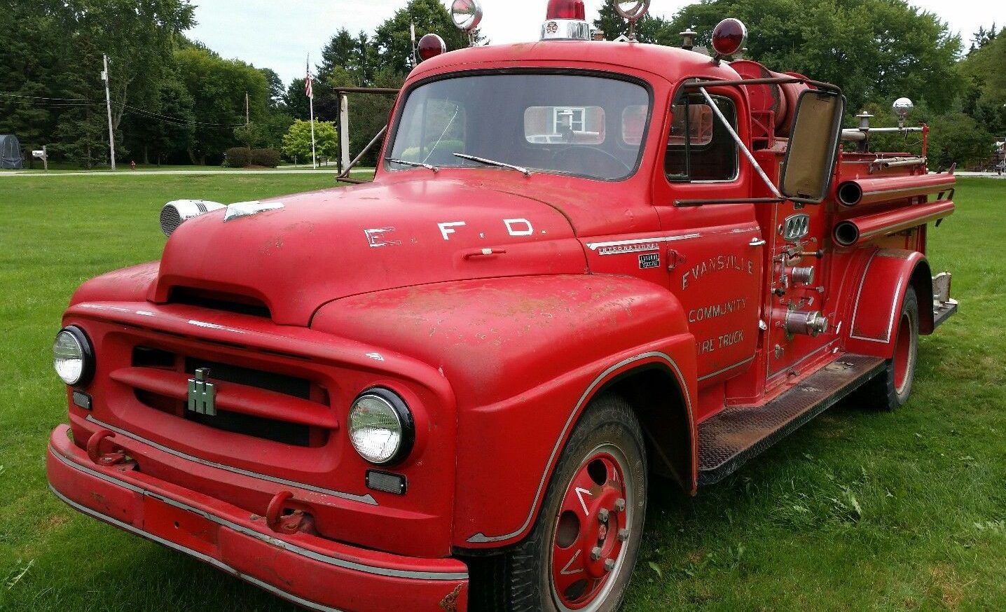 Cherry On Top: 1955 International Fire Truck