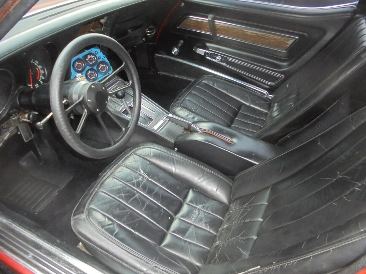 Corvette Red Interior Barn Finds