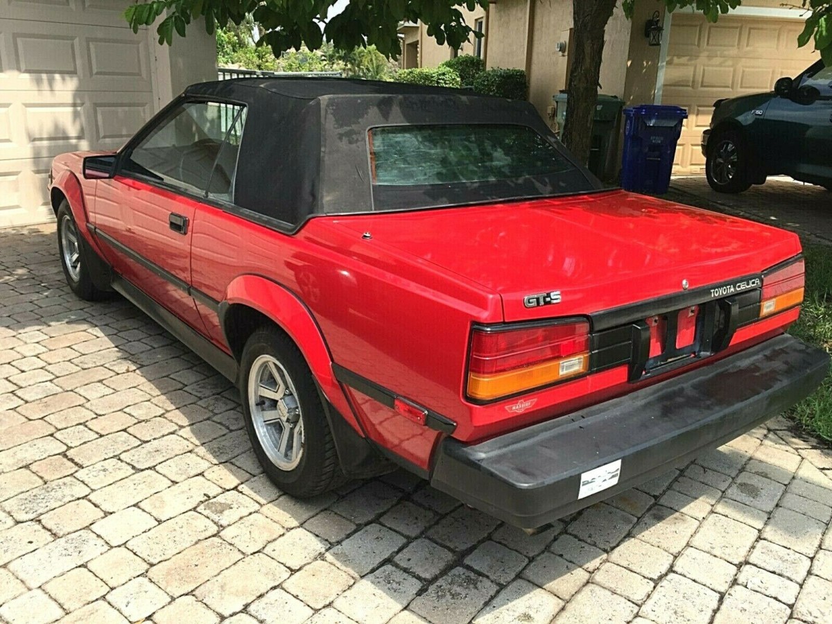 1985 Toyota Celica GT S Convertible Rear Left Quarter Barn Finds