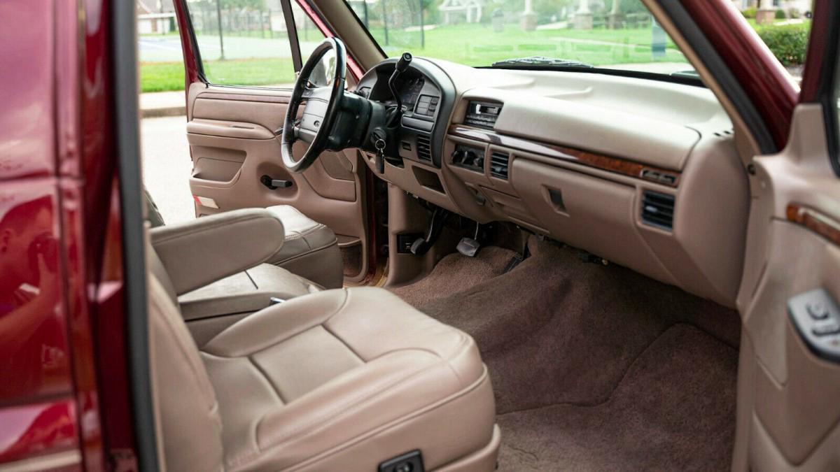 Bronco Red Interior Barn Finds