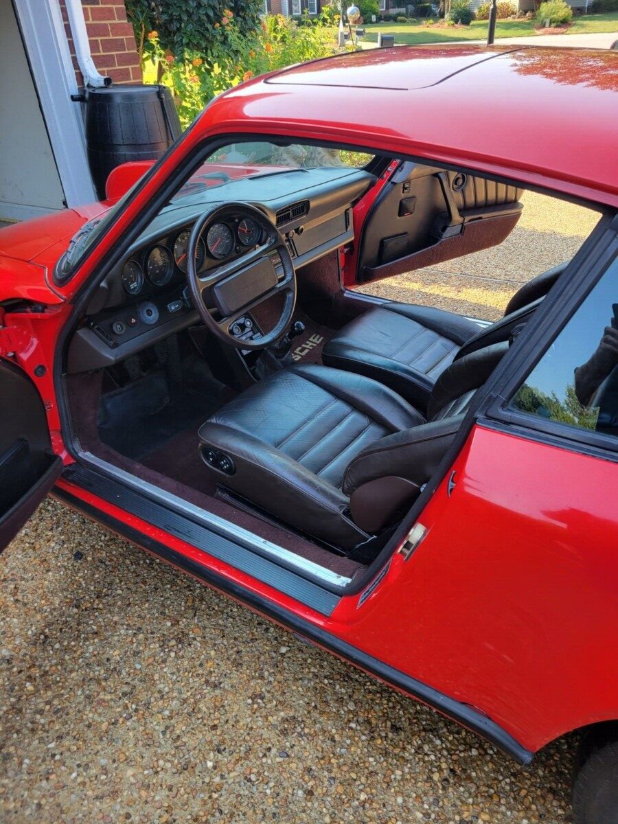 911 Red Interior Barn Finds