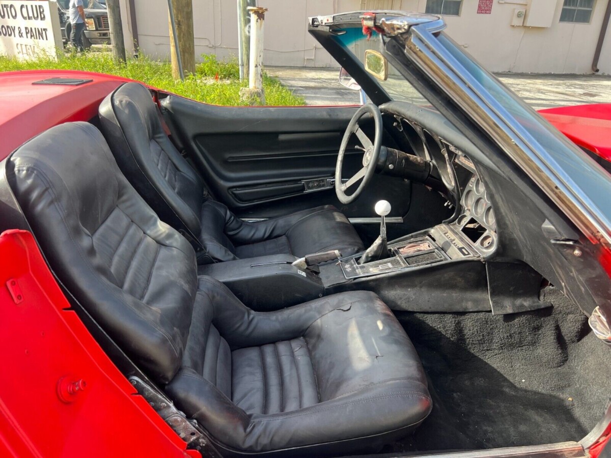 Corvette Red Interior Barn Finds