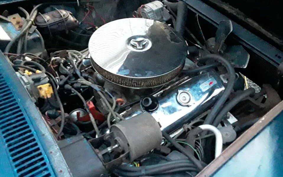 Chevrolet Corvette Convertible Engine Compartment Barn Finds