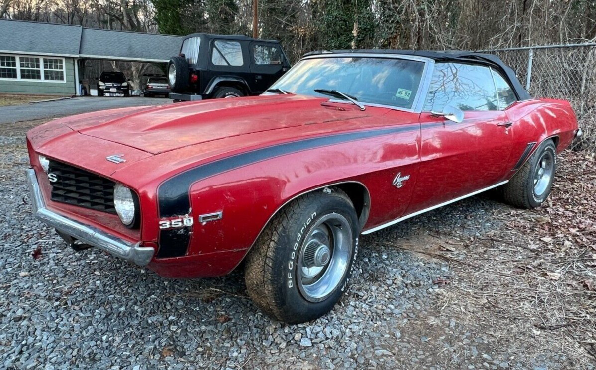 1969 Chevrolet Camaro SS Convertible 2 Barn Finds