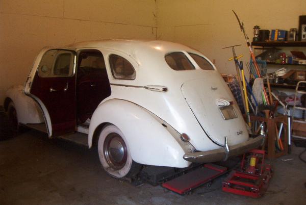 1939 Hupmobile Senior Six Rear Garage