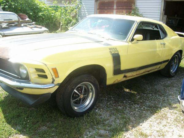 1970 Ford Mustang Boss 302 Front Corner