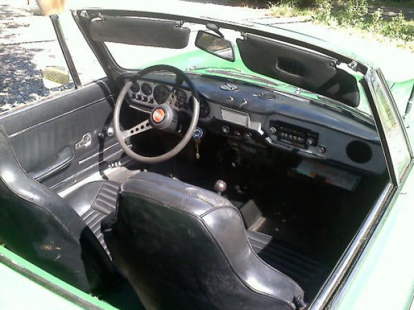 1972 Fiat 850 Spider Interior