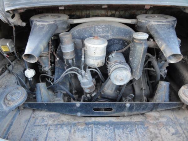 Grey 1966 Porsche 912 Engine