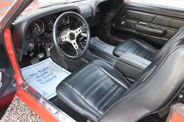 Red 1970 Ford Mustang Boss 302 Interior
