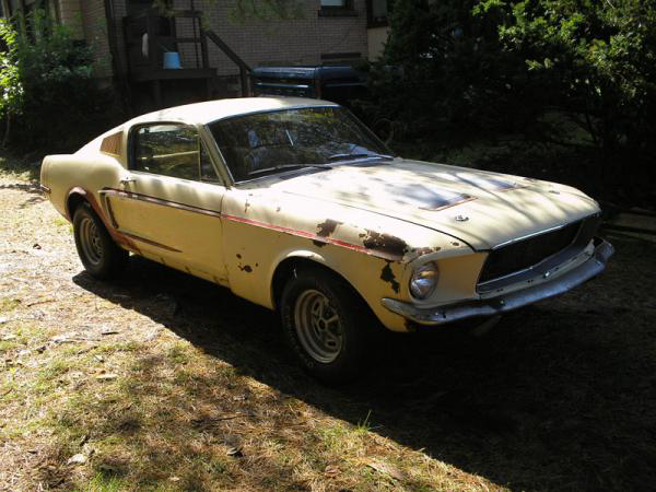 1968 Ford mustang fastback project car for sale #8