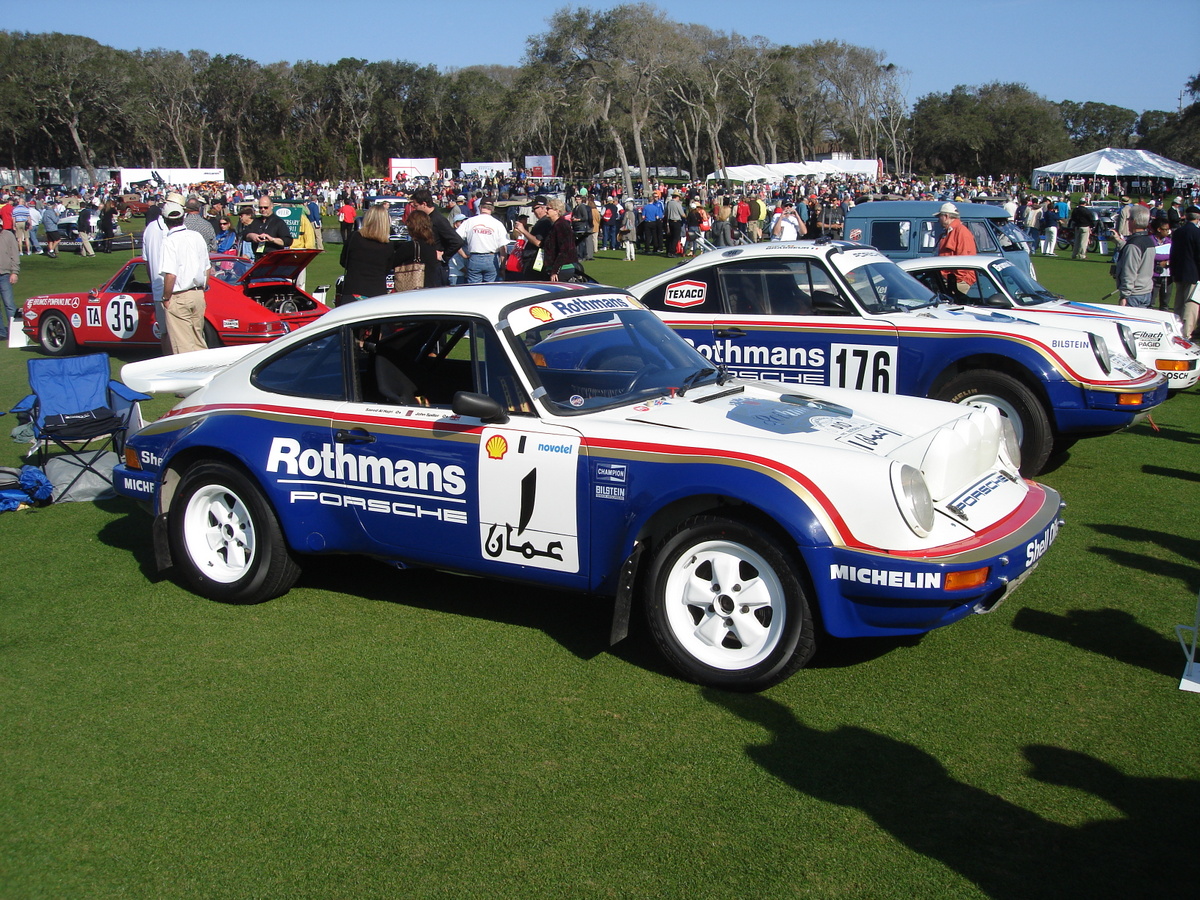 Rothman-Porsche race cars