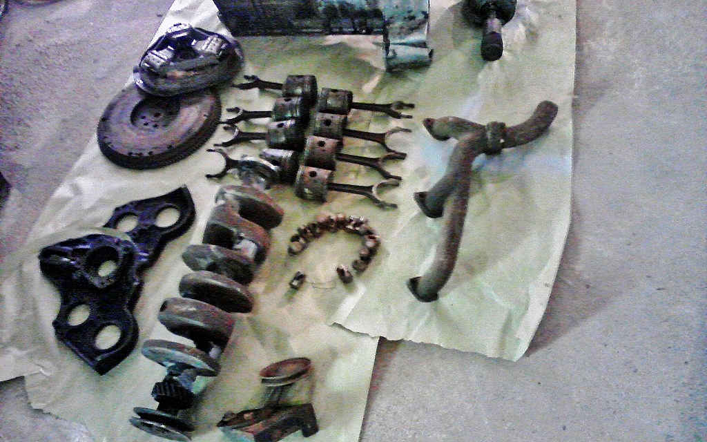 1948 MG TC V8 parts
