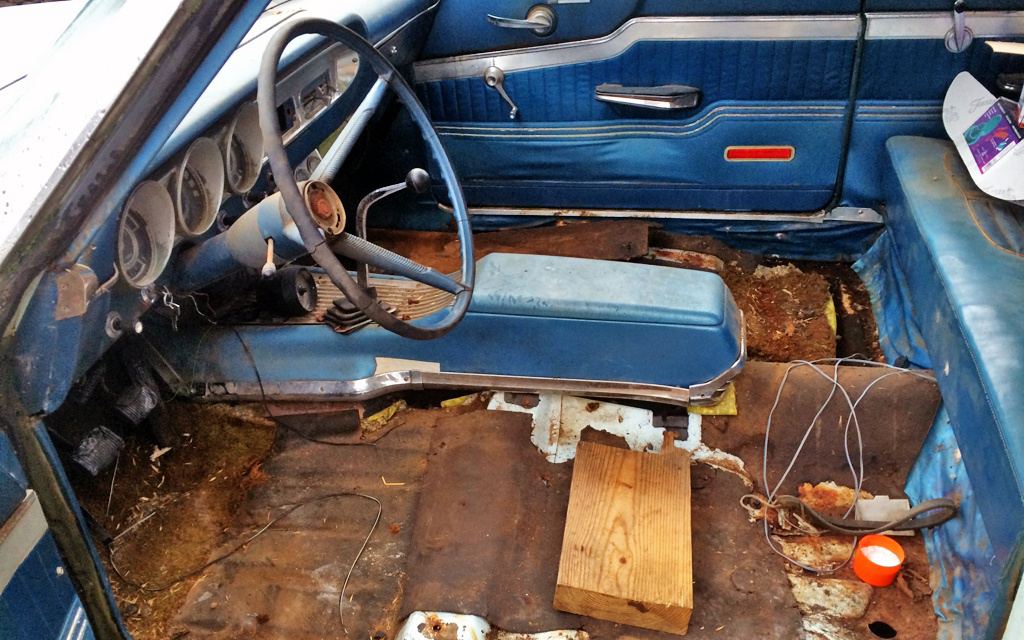 Cleaned out Fairlane interior