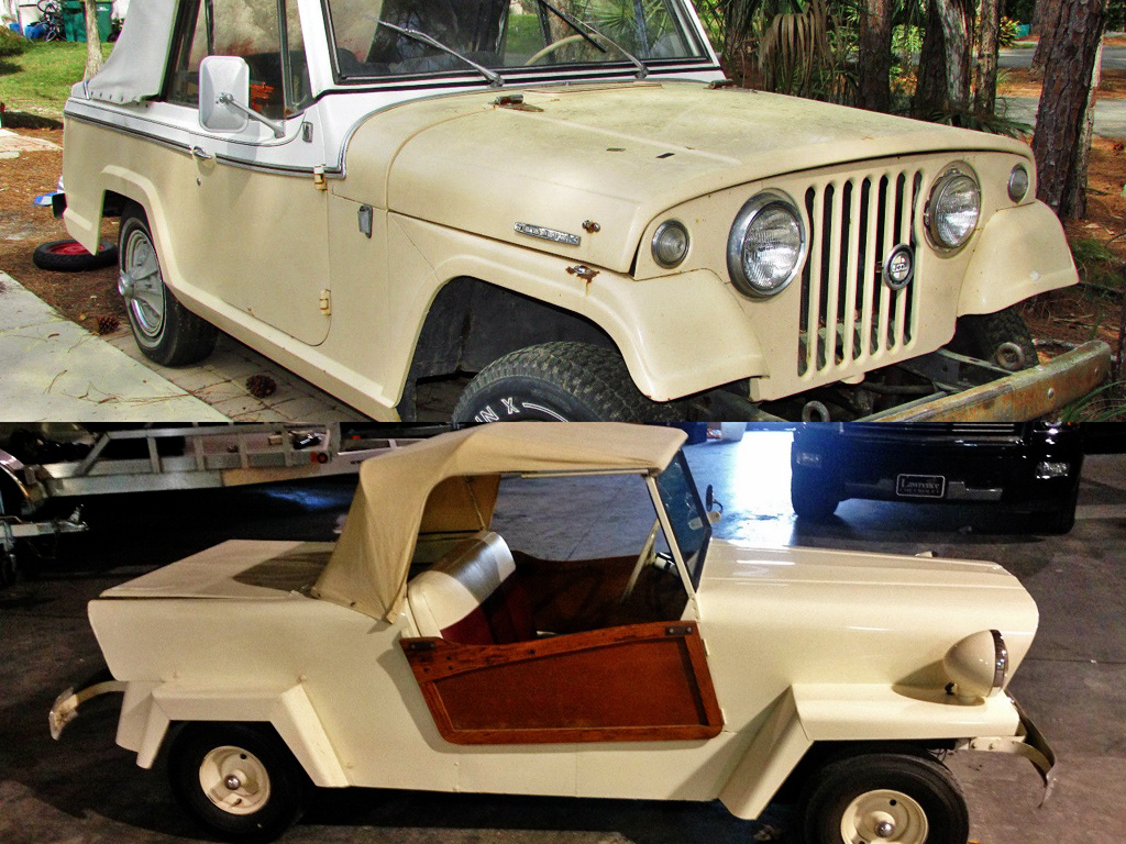 Jeepster and its Mini Me