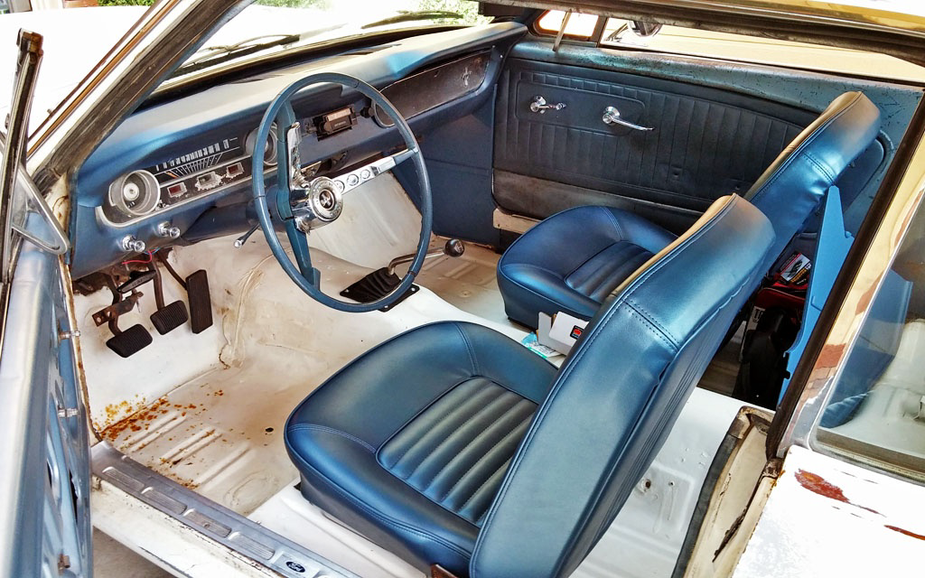 Mustang -  cleaned interior