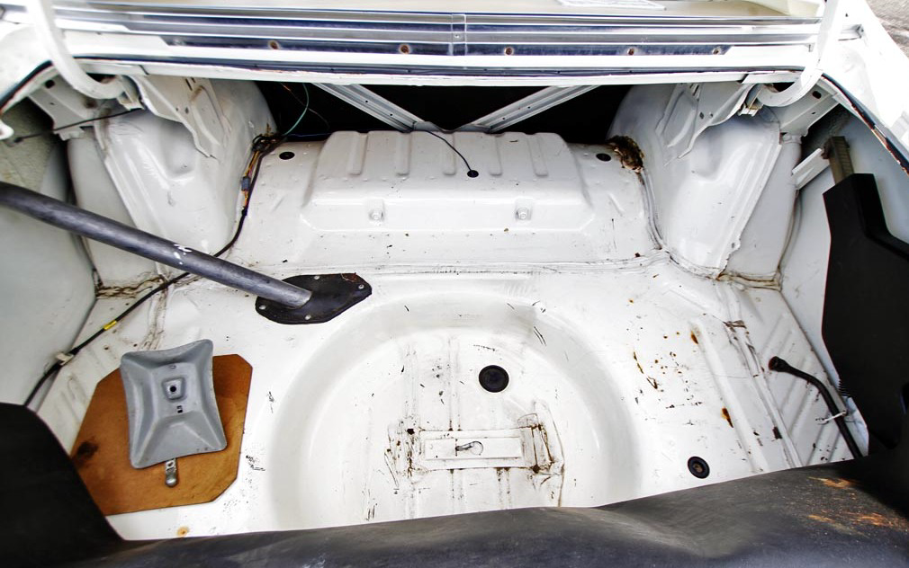 Duster Spare Wheel Well