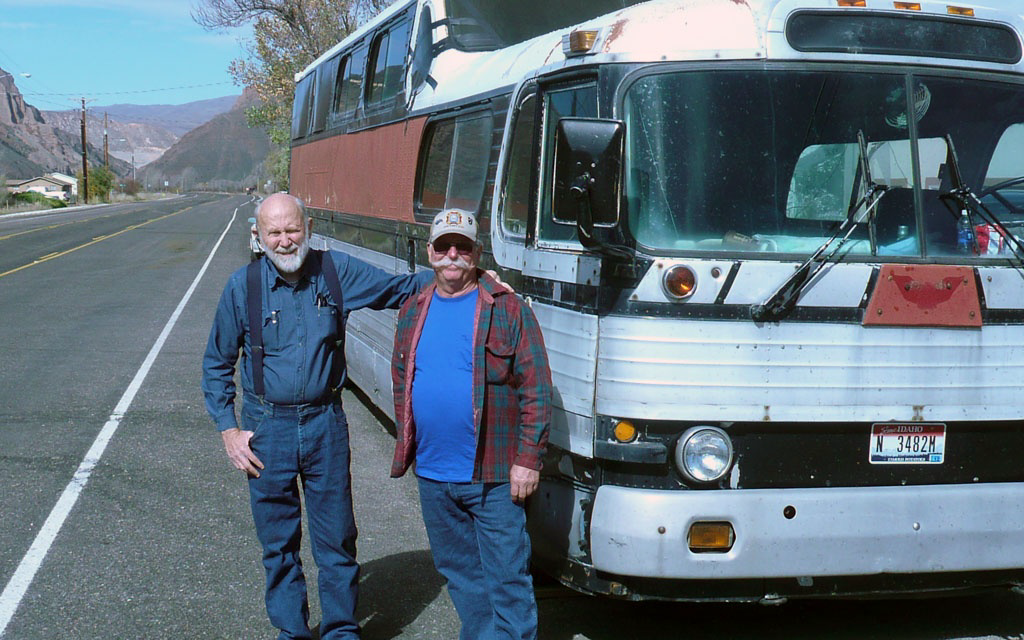 Wayne and Dave and bus