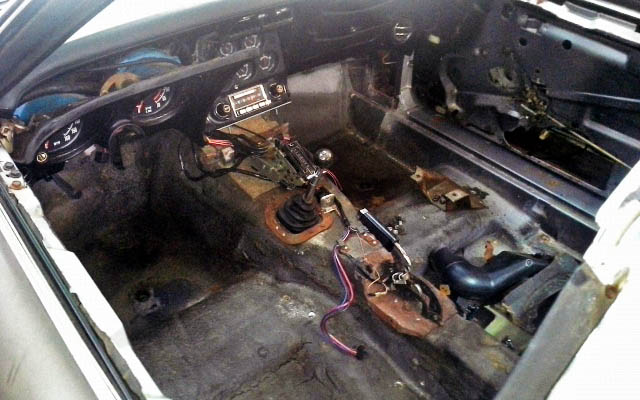 Corvette Interior Gutted Out