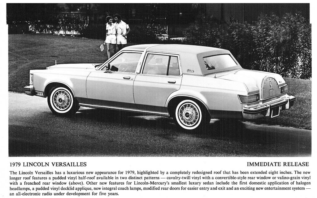 1979 Lincoln Versailles Ad