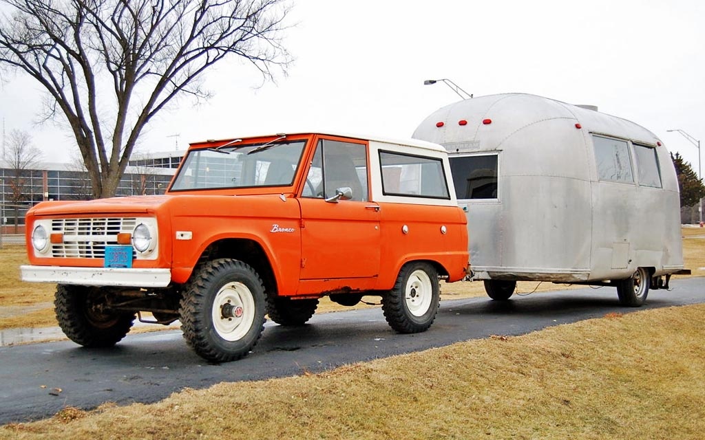Bronco with Airstream