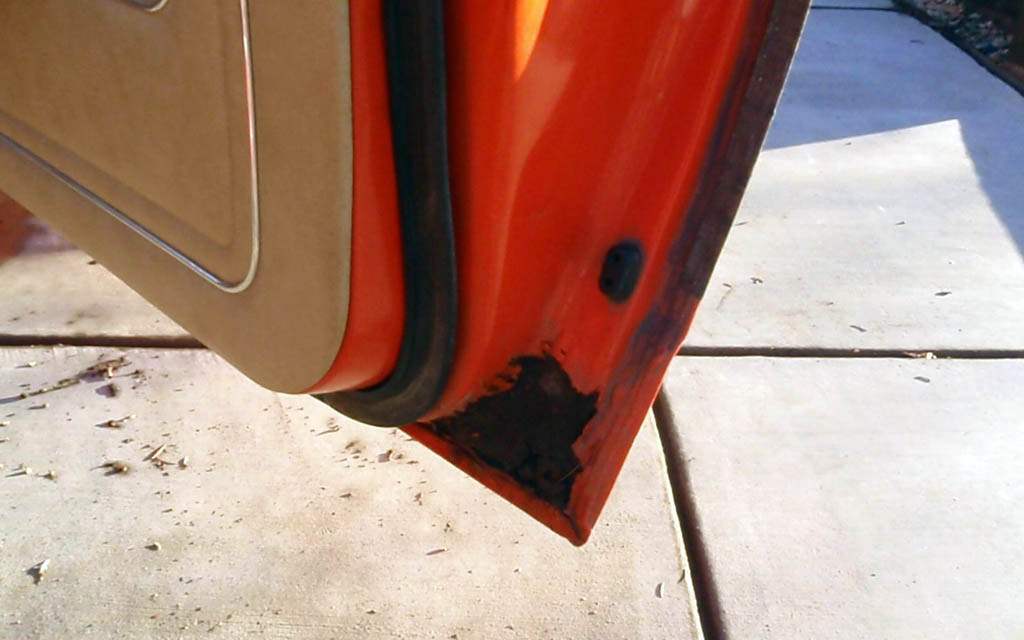 Chevy Vega Door Rust