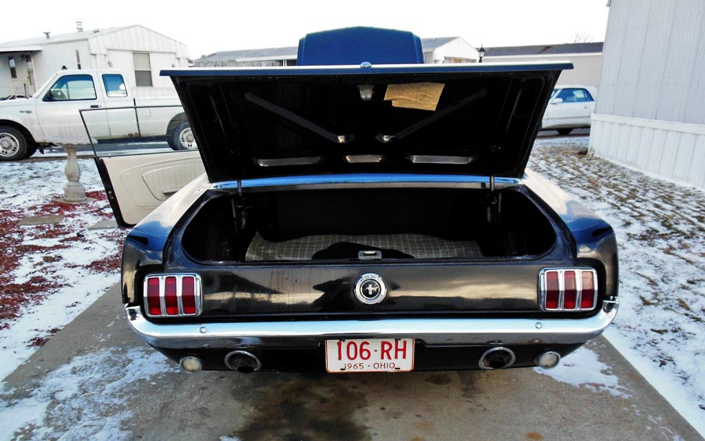 Black 1965 Mustang Coupe