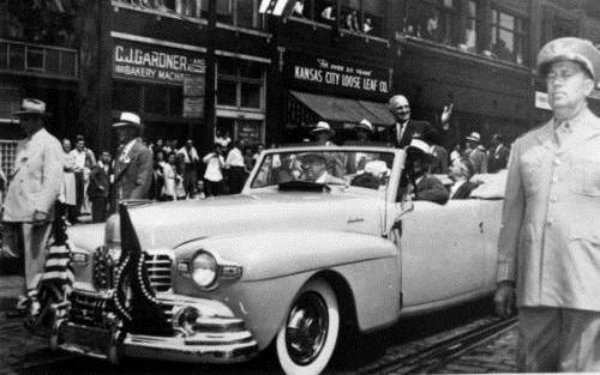 President Truman at parade