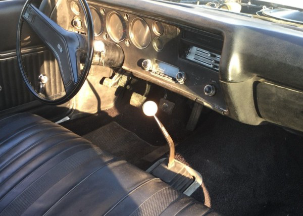 Bench seat and four speed