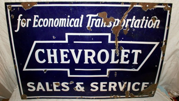 Chevrolet Service sign