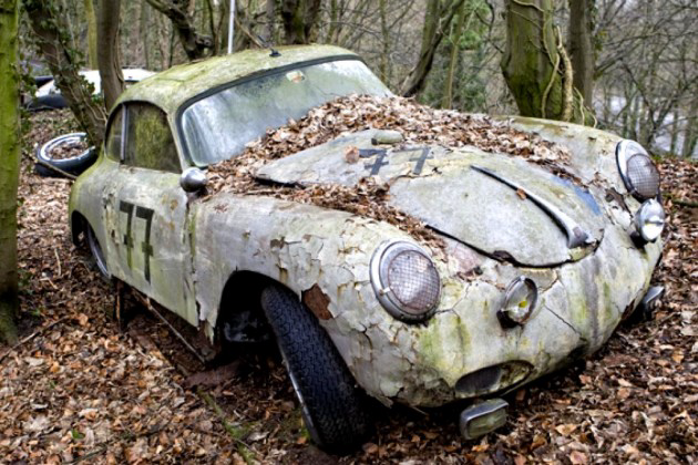 Decaying Porsche 356
