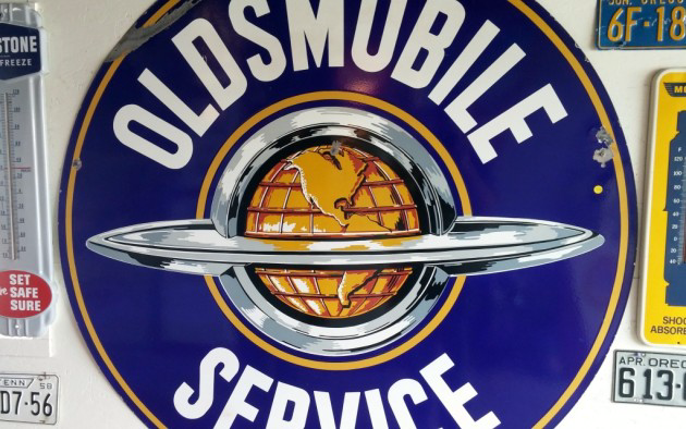 Oldsmobile Service Sign