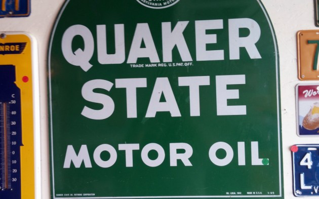 Quaker State Sign