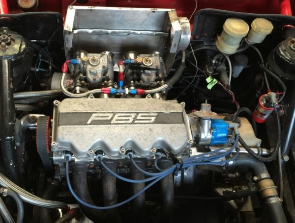 '83 Ford EXP race car engine