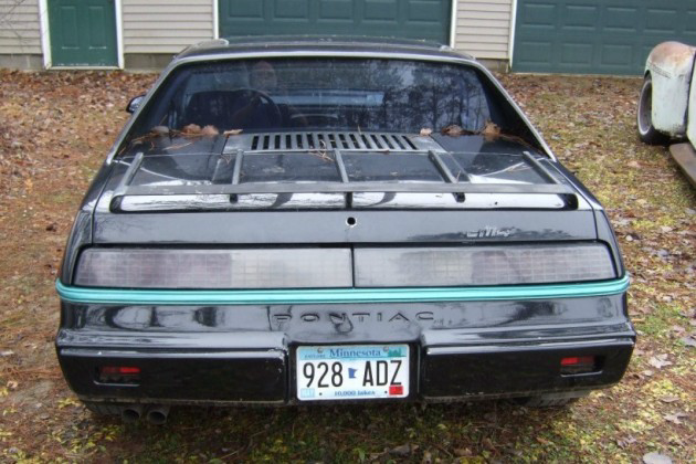 '84 Pontiac Fiero rear