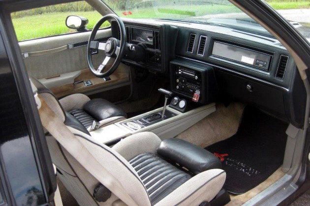 1984 Buick Grand National Interior