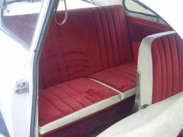 '66 Saab back seat