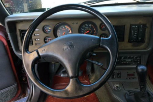 1985 Mustang SVO interior