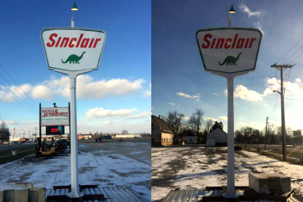 Shop Decoration: Sinclair Sign - Barn Finds