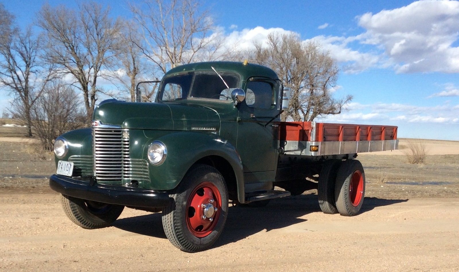 Former Farm Truck: 1948 International Flat Bed