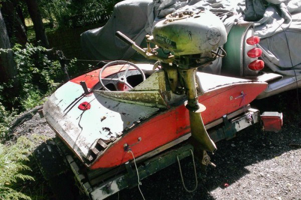 031116 Barn Finds - 1950s Hydroplane boat 4