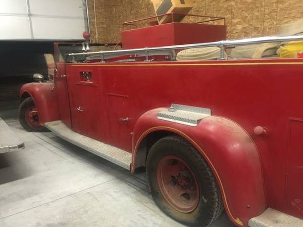 1947 Maxim Fire Truck Side