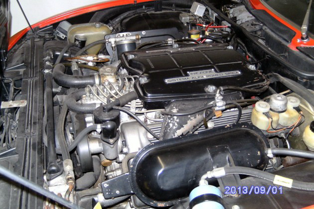 1973 Alfa Romeo Montreal Engine