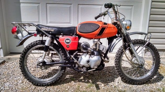 050416 Barn Finds - 1971 Bridgestone Motorcycle 100TMX - 1