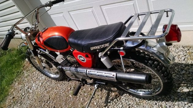 050416 Barn Finds - 1971 Bridgestone Motorcycle 100TMX - 3