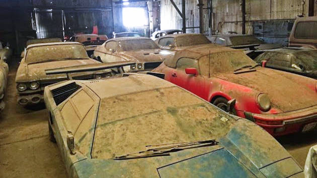 Rare Cars Found In Barn Massive Collection Of Classic Cars Found In Old ...