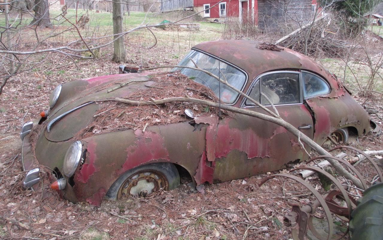 Abandoned Porsche 356