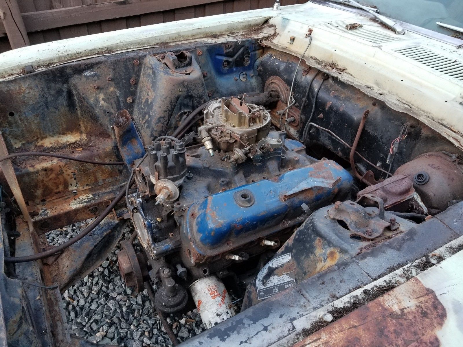 1968 Mustang Engine Barn Finds