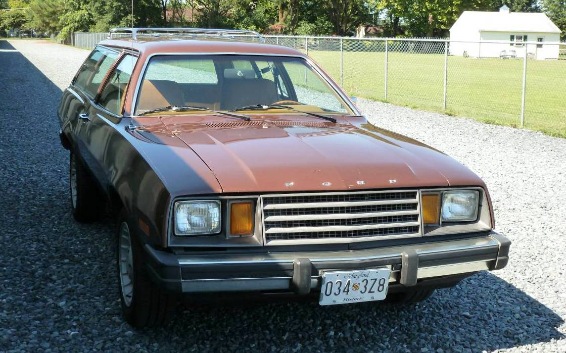 Brown, RWD, and a Stick: 1980 Ford Pinto Wagon.