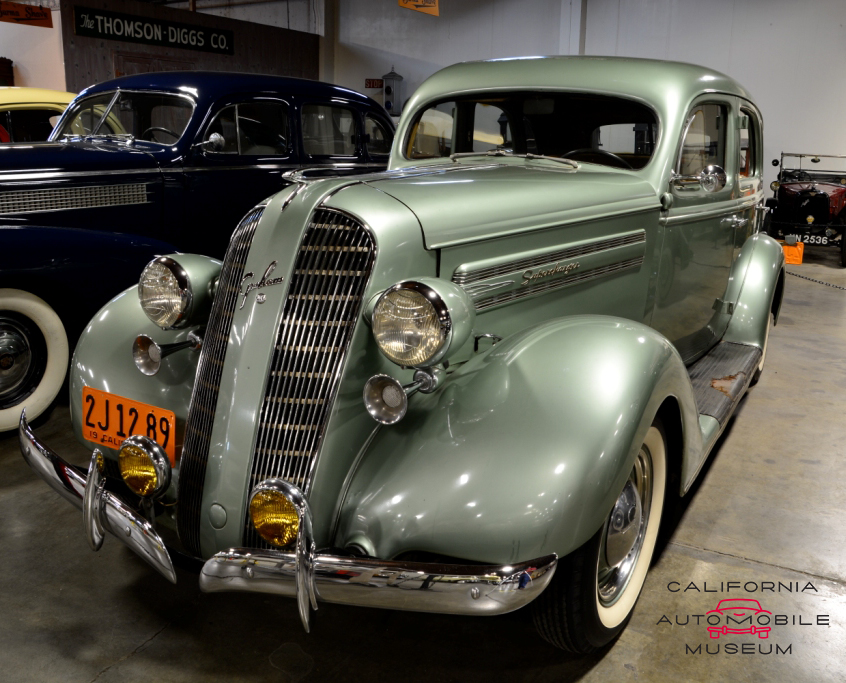 1937 Graham Series 116 Supercharged Sedan Ref. #45027 Factory Photo Picture